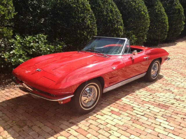 1963 corvette convertible 327/340hp number matching