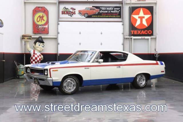 1970 amc rebel the machine red, white, and blue coupe 390 v8 340hp ps pb auto