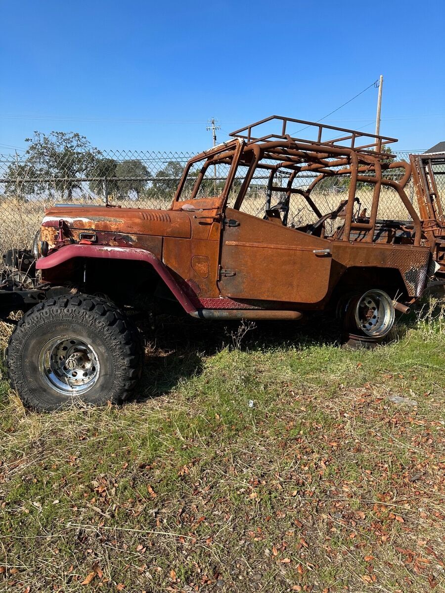 1971 toyota land cruiser 40 suv blue 4wd manual