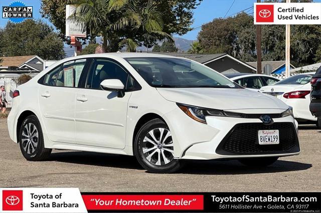 2021 toyota corolla hybrid le