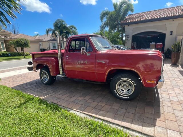 1979 dodge d150 pickup red rwd automatic lil red express