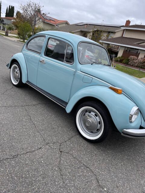1972 volkswagen beetle (pre-1980) sedan blue rwd automatic bug