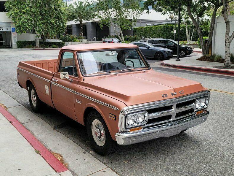 1969 gmc c20 frame off restored 3/4 ton wide side satin copper metallic