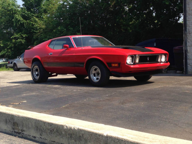 1973 ford mustang mach i 5.8l cobra jet 4 barrel carb