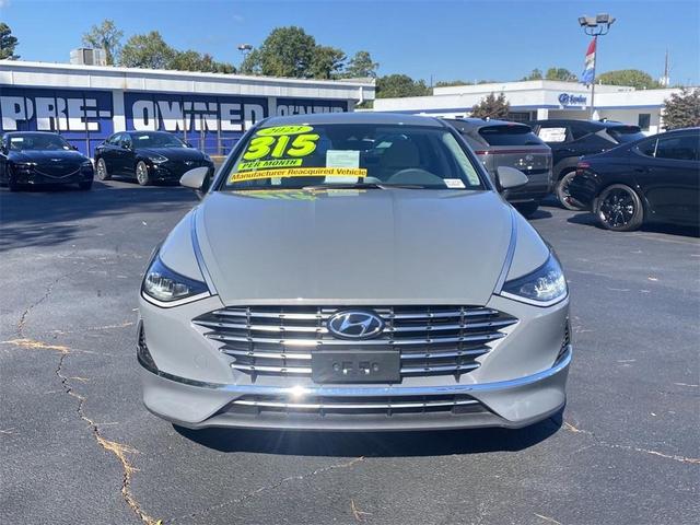 2023 hyundai sonata hybrid blue