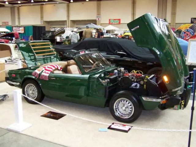 1977 triumph spitfire 1500 convetible national show winner