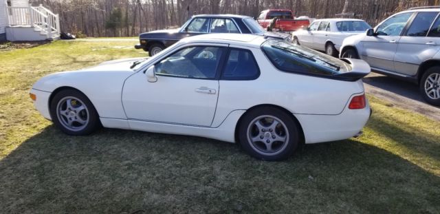 1992 porsche 968 75000 miles polar white 4-speed tiptronic