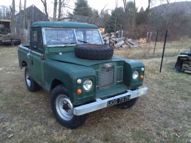 series 11a land rover, diesel, swb, 1970