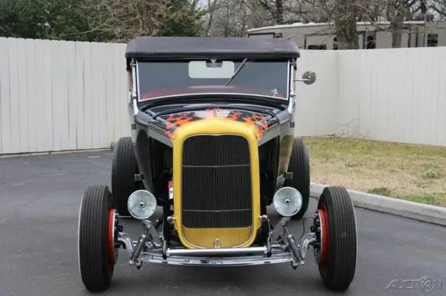1931 roadster hi-po flathead v8 automatic trans soft top killer hot rod