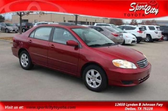 2004 toyota corolla le in dallas, tx