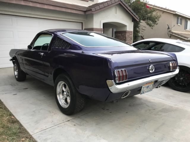 1965 ford mustang fastback a code automatic very solid no rust runs and drives
