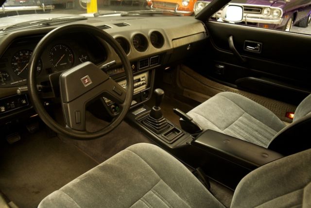 1983 datsun 280zx turbo 5 speed silver