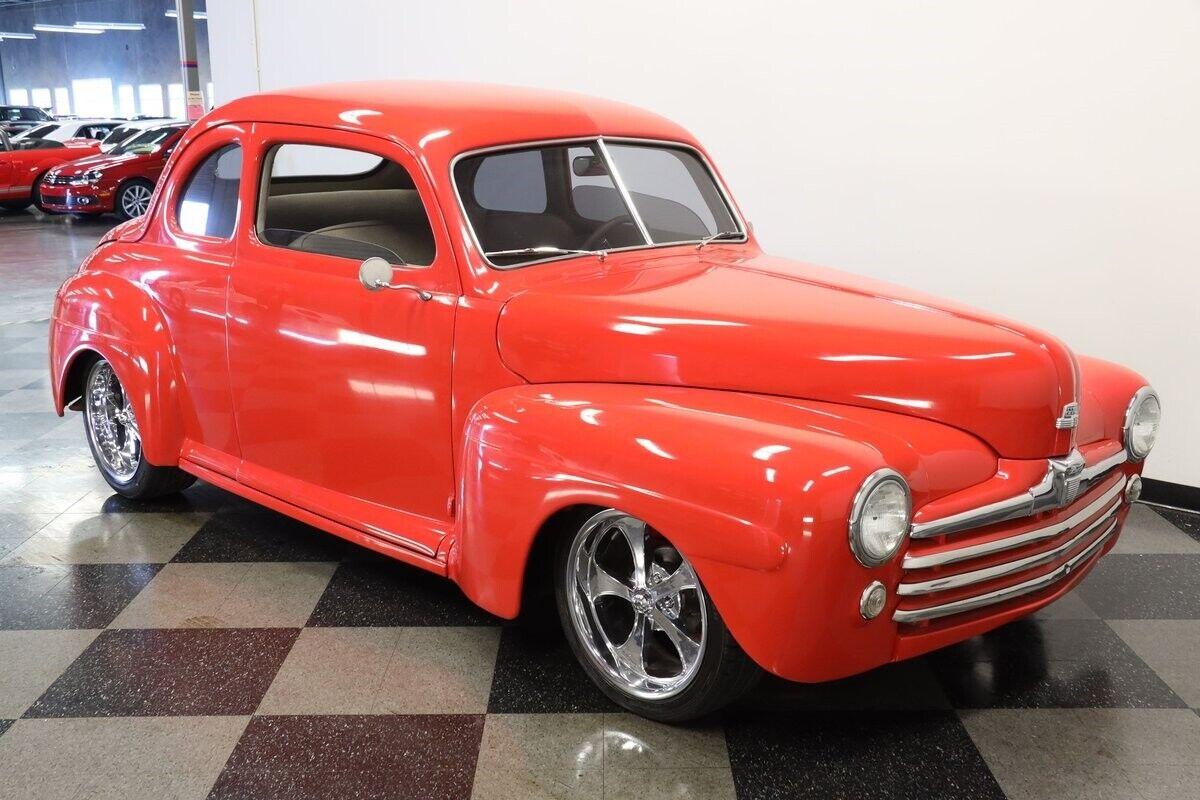 1947 ford deluxe coupe overdrive transmission and plenty of v8 power