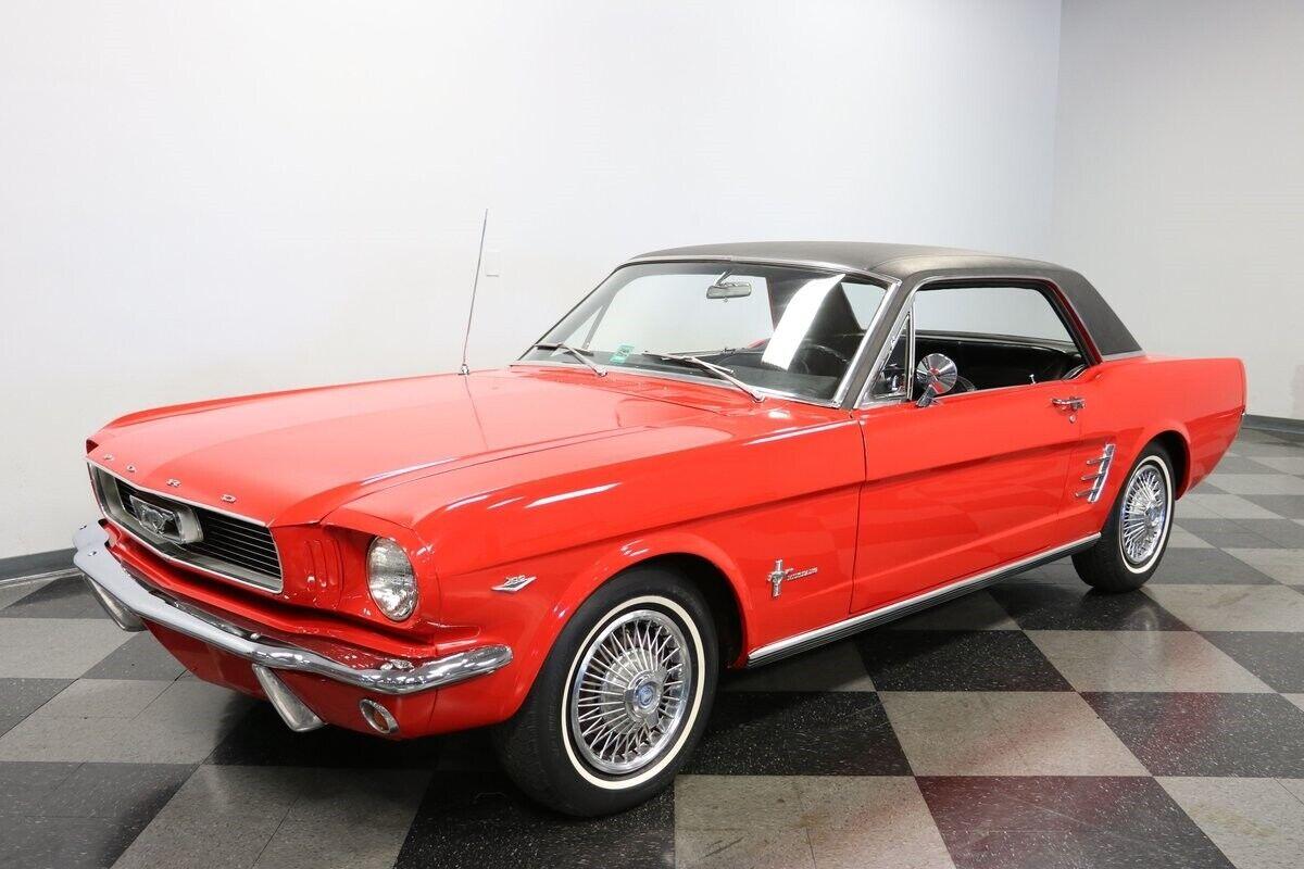 1966 ford mustang 1st gen pony stang muscle car vinyl top