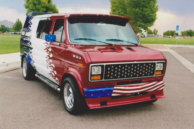 custom 1987 ford van