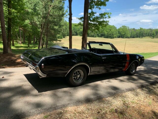 1968 oldsmobile 442 convertible black/black high option documented five owner