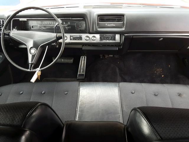 1968 cadillac deville power seat / ac 96370 miles red coupe 472 v8 automatic