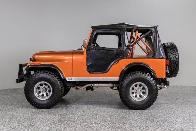1975 jeep cj-5 41165 miles orange jeep 304ci 3-spd manual