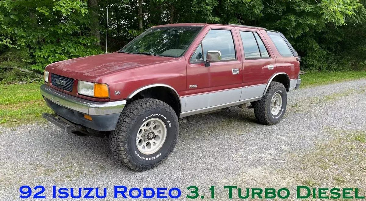 1992 isuzu rodeo 4x4 5spd turbo diesel scout bronco