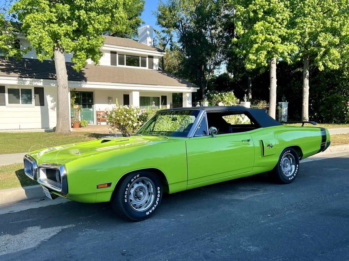 1970 dodge coronet 7.2 green 440
