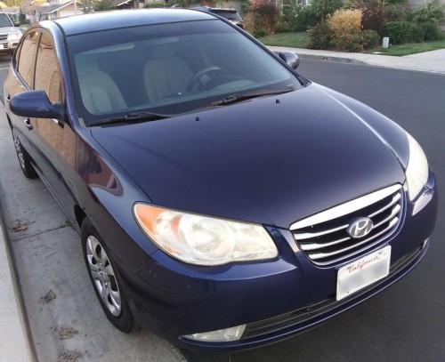 2010 hyundai elantra blue for sale in california by owner