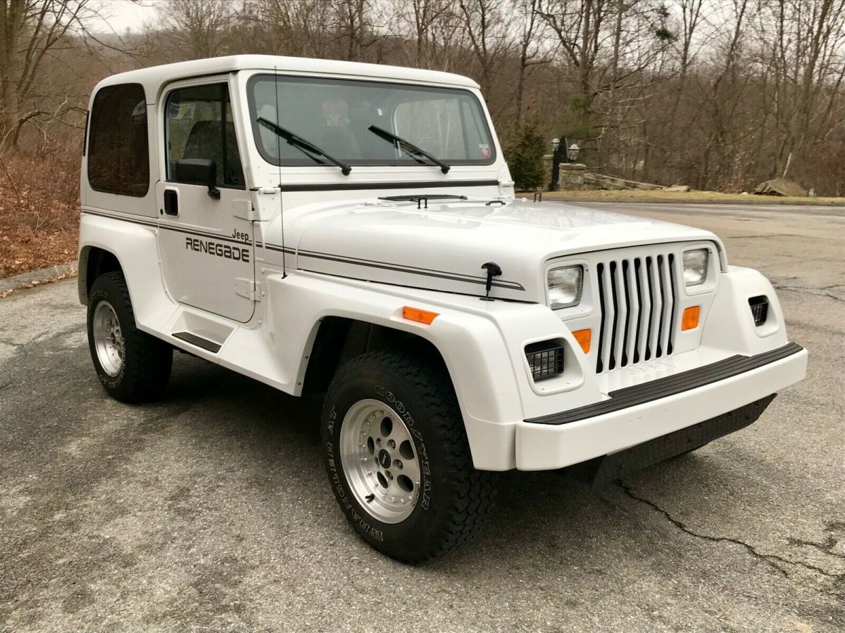 1991 jeep wrangler renegade - 17,000 miles, all original, 1 family since new