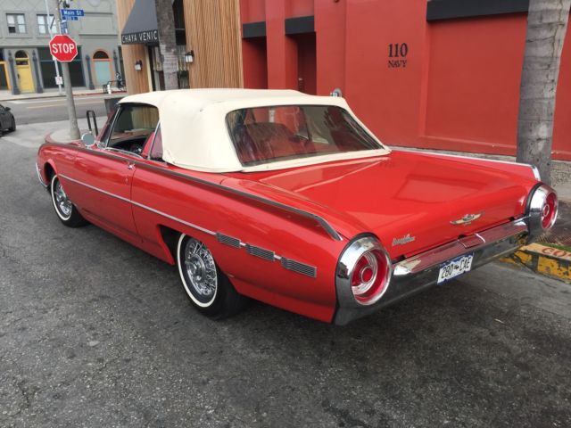 1962 ford thunderbird convertible sport roadster