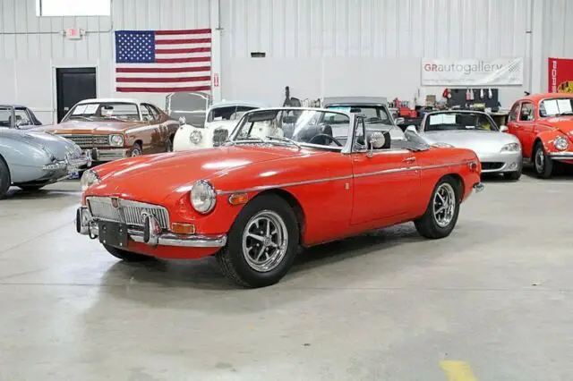 1970 mg b convertible 56463 miles red convertible 1.8l 4-cylinder 4-speed manual