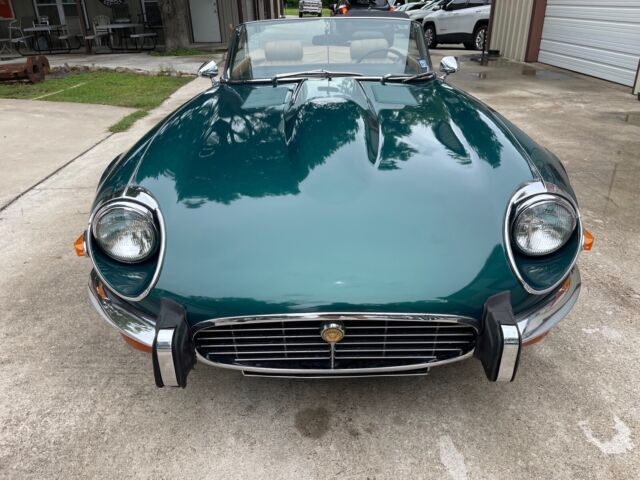 1973 jaguar e type v12 convertible green rwd automatic xke