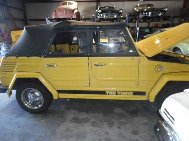 1973 volkswagen thing 17125 miles yellow manual