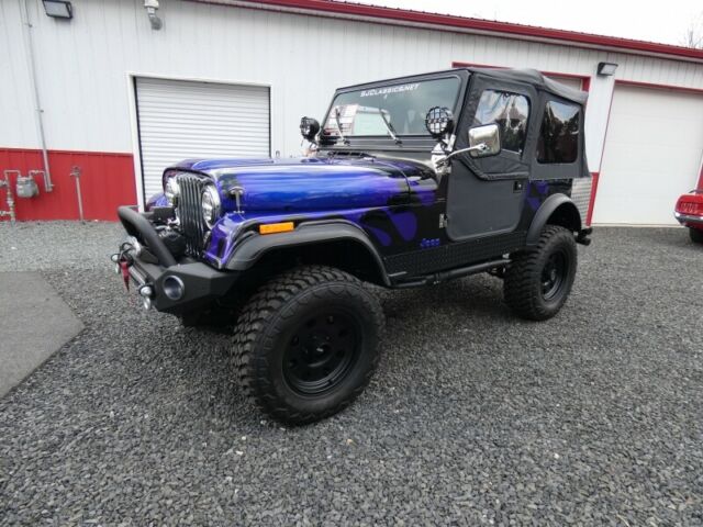 1981 jeep cj 350 v8 automatic custom paint - wheels