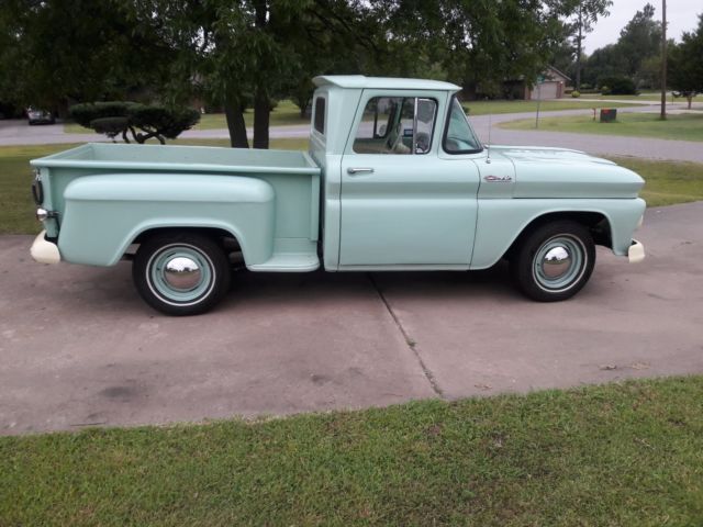 1962 chevy c10 pickup short stepside bed recent frame-off restoration