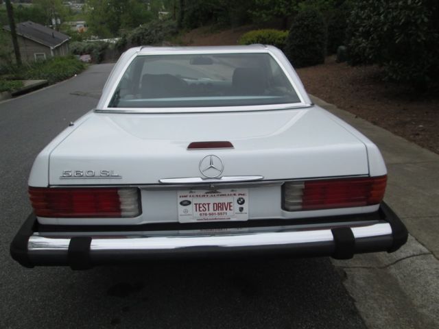1989 mercedes-benz 560sl sl 109822 miles white 2d coupe roadster 8 auto