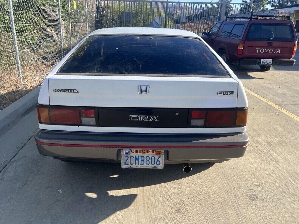 1986 honda civic white 1500 crx