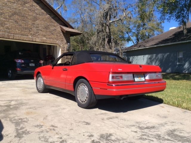 1991 cadillac allante convertible in excellent condition and low milage