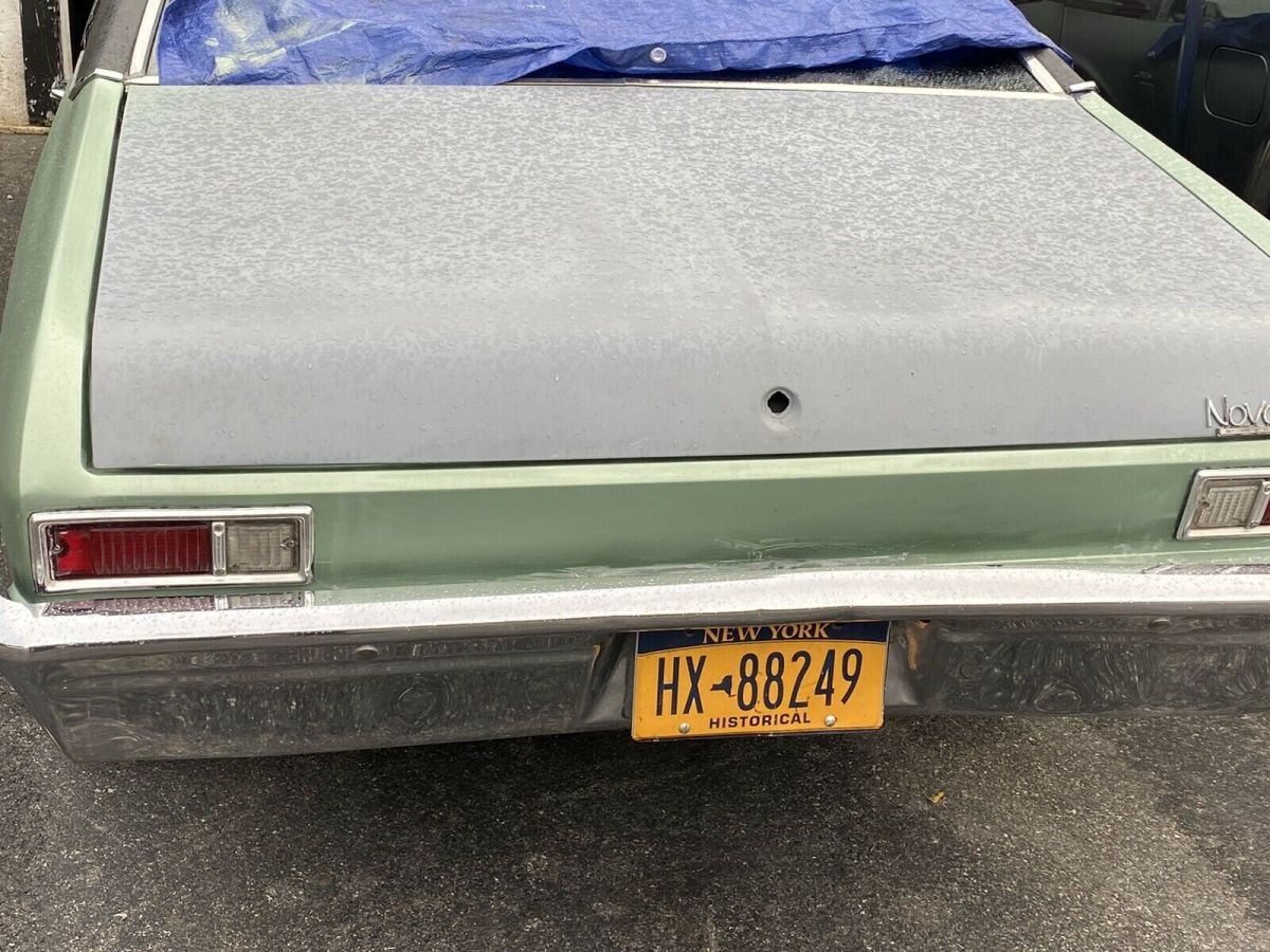 1969 chevrolet nova 5.7 sedan green rwd automatic base