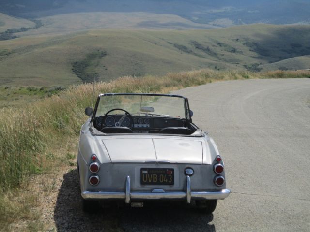 1967 datsun roadster 1600 california black plate car