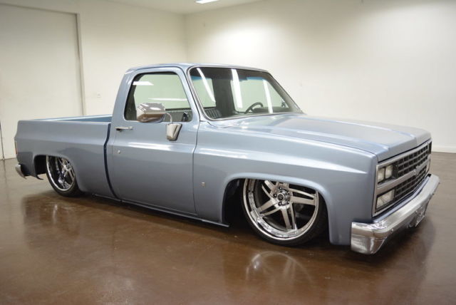 1983 chevrolet c10 1741 miles steel blue pickup truck 5.3 liter ls v8 4l60