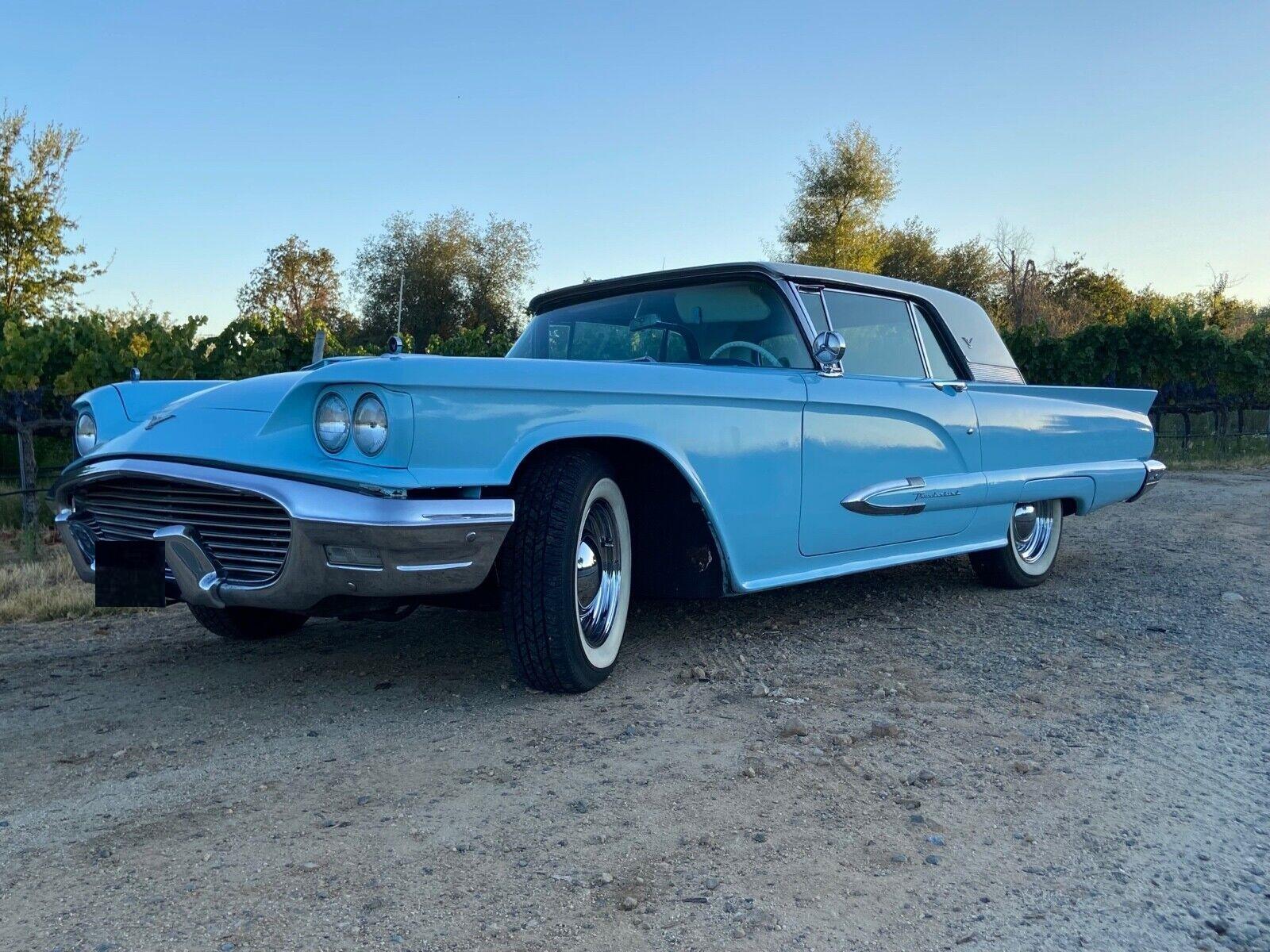 1959 ford thunderbird sport rebuilt 352 engine block 18345 miles