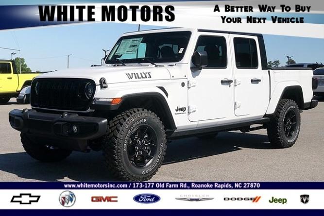 new 2024 jeep gladiator willys 4x4
