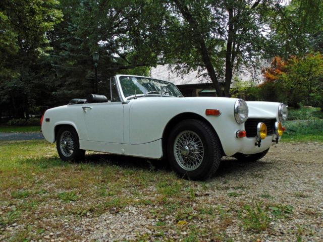 1971 mg midget mk iii roadster convertible 4 spd manual low miles wire wheels