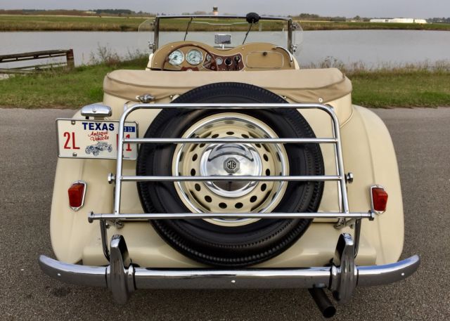 1952 mgtd mark ii competition roadster, all numbers matching, only 7,701 miles!