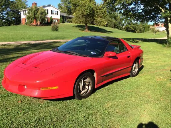 1994 red pontiac firebird trans am automatic t tops price dropped make offer