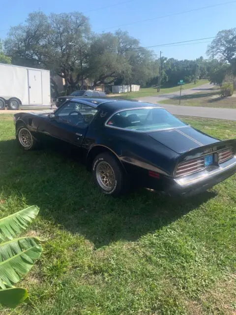 1977 pontiac trans am sedan black rwd manual