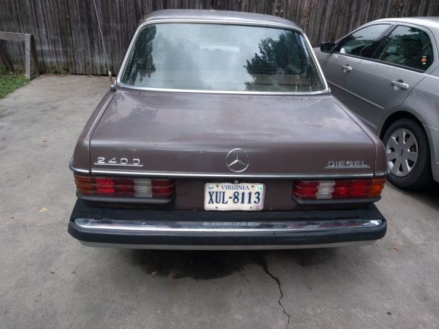 mercedes benz 240d very low mileage