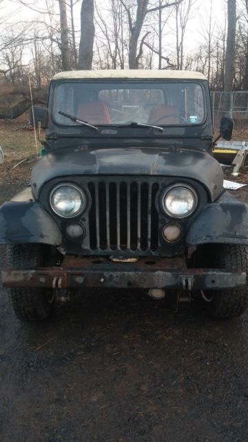 1976 jeep cj 7 with hardtop canopy