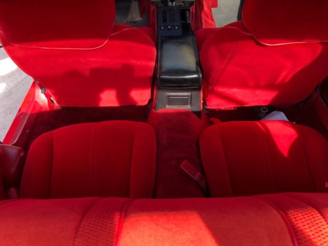 1986 chevy camaro z28 v8 red/red t-tops