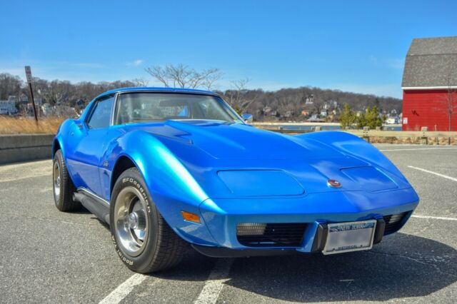 1976 chevrolet corvette stingray - 4spd, t-tops, low miles, side pipes, gorgeous