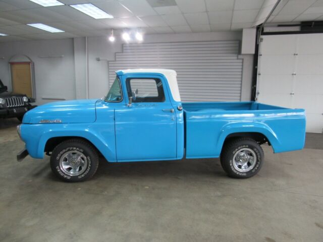 1957 ford f-100 custom 253 miles blue 351w automatic