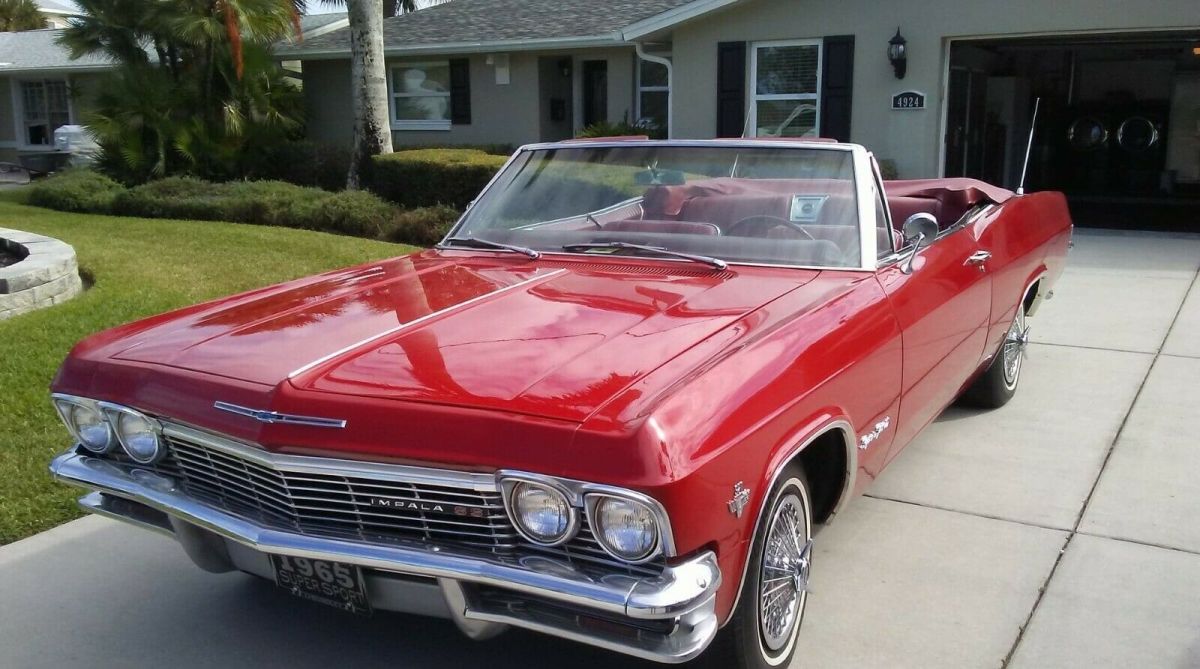 1965 chevrolet impala ss 327 4-spd convertible